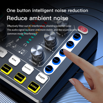 M8 Recording And Singing Live Bluetooth Sound Card Set, Color: Black - Live Sound Effects Processors by PMC Jewellery | Online Shopping South Africa | PMC Jewellery | Buy Now Pay Later Mobicred