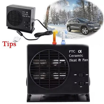 Car Heater Heating Fan Car Window Defroster(Black) - Heating & Fans by PMC Jewellery | Online Shopping South Africa | PMC Jewellery | Buy Now Pay Later Mobicred