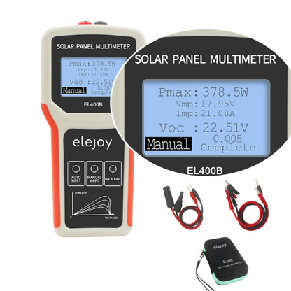 elejoy 400W MPPT Solar Photovoltaic Panel Multimeter(EL400B) - Digital Multimeter by PMC Jewellery | Online Shopping South Africa | PMC Jewellery | Buy Now Pay Later Mobicred