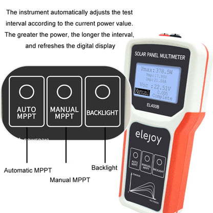 elejoy 400W MPPT Solar Photovoltaic Panel Multimeter(EL400B) - Digital Multimeter by PMC Jewellery | Online Shopping South Africa | PMC Jewellery | Buy Now Pay Later Mobicred