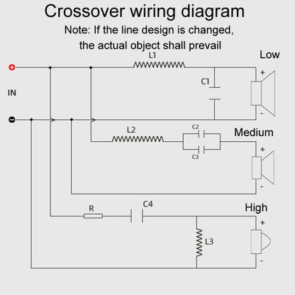 WEAH-3007B Home Cinema Speaker Crossover High Medium And Low 3-Way Audio Modification Divider - Others by PMC Jewellery | Online Shopping South Africa | PMC Jewellery | Buy Now Pay Later Mobicred