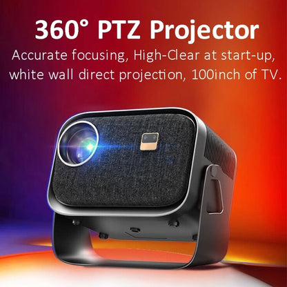 Android 4K HD Version Portable Mini Projector Smart Home Theater(EU Plug) - Mini Projector by PMC Jewellery | Online Shopping South Africa | PMC Jewellery | Buy Now Pay Later Mobicred