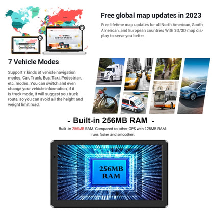 9 Inch 8G/256M Car GPS Navigator With Large Screen Capacitive Bluetooth Map, Area: Germany Map - Car MP3 & MP4 & MP5 by PMC Jewellery | Online Shopping South Africa | PMC Jewellery | Buy Now Pay Later Mobicred