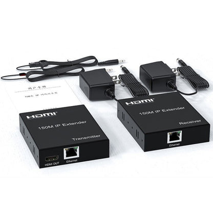 150m HDMI Network Cable Extender IP One To Many Computer Monitors, Transmitter+Receiver, US Plug - Amplifier by PMC Jewellery | Online Shopping South Africa | PMC Jewellery | Buy Now Pay Later Mobicred