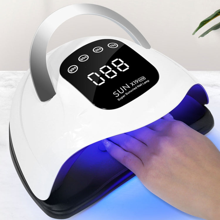 X19Max UV LED Nail Drying Lamp High Power 320W Quick Drying Nail Polish Gel Nail Dryer Light(EU Plug) - Nail Dryers by PMC Jewellery | Online Shopping South Africa | PMC Jewellery | Buy Now Pay Later Mobicred