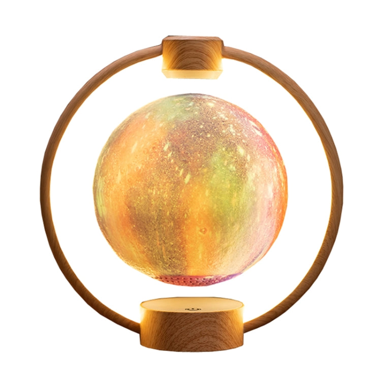 Magnetic Levitation Bluetooth Speaker Ornament Desktop Ambient Glow Night Lights, Style: Light Pattern Starry Moon(EU Plug) - Desk Lamps by PMc TechLife | Online Shopping South Africa | PMc TechLife | Buy Now Pay Later Mobicred
