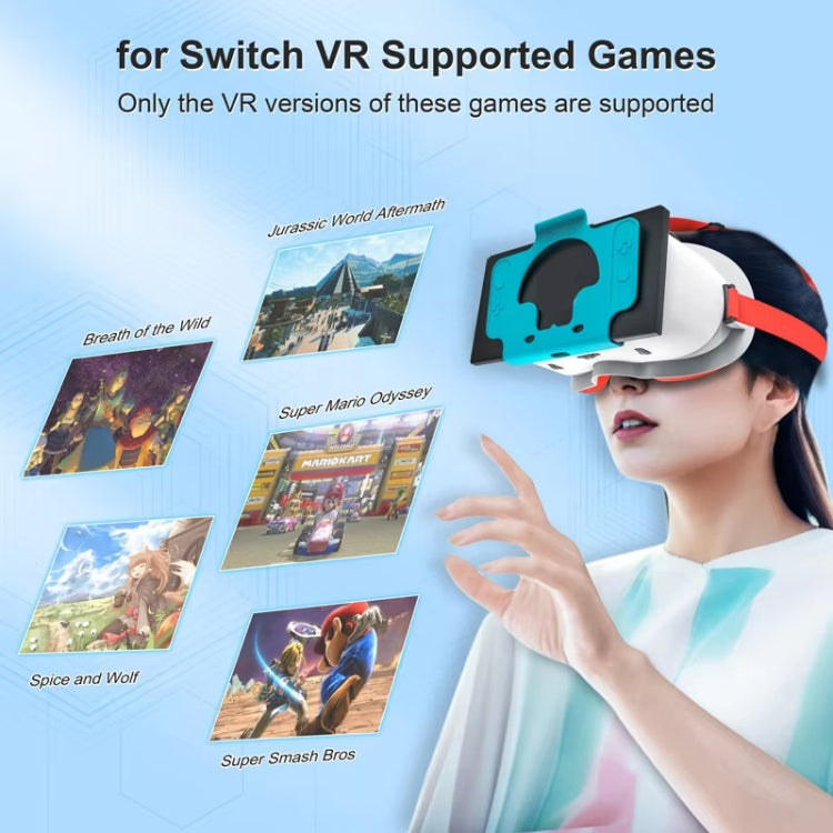 DEVASO Compatible With Switch / Switch OLED Gaming Console VR Glasses(Black White) - free shipping - PMC Jewellery - Order now!