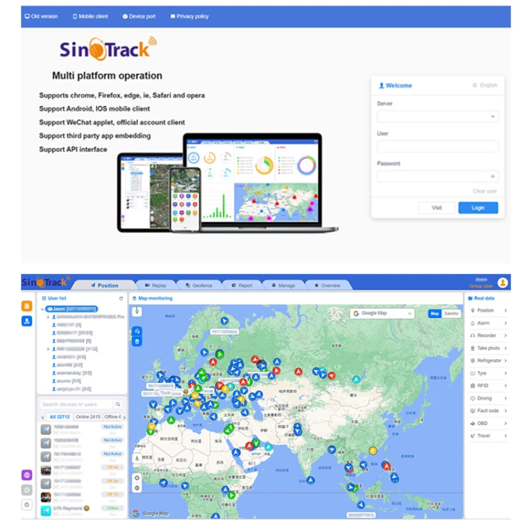 SinoTrack 4G+2G GPS Car Motorcycle Tracking Anti-theft Locator, Specifications: Standard+Relay - Car Tracker by SinoTrack | Online Shopping South Africa | PMC Jewellery | Buy Now Pay Later Mobicred