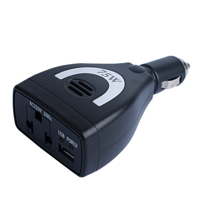 Meind 75W Mini Car Inverter Charger(12V To 110V) - Modified Square Wave by Meind | Online Shopping South Africa | PMC Jewellery | Buy Now Pay Later Mobicred