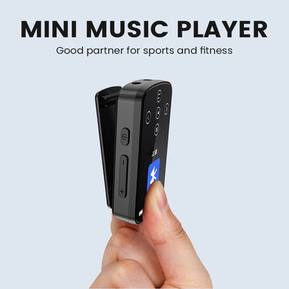 MP3 Bluetooth Music Player HIFI Sports Clip Touch Screen MP4, Memory: 128GB(Black) - MP3 Player by PMC Jewellery | Online Shopping South Africa | PMC Jewellery | Buy Now Pay Later Mobicred