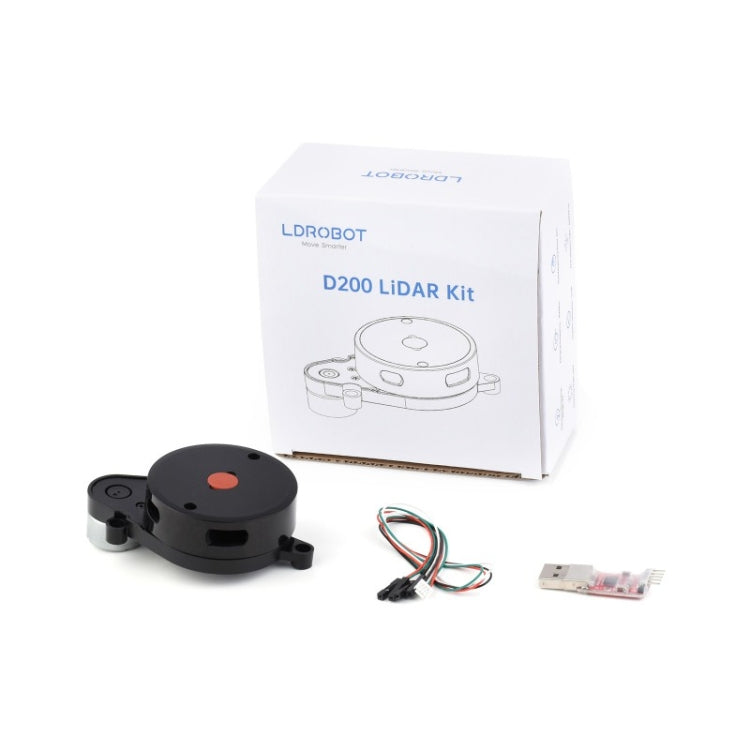 Waveshare 24659 360-degrees Omni-directional Triangulation Lidar, 8m Radius Ranging - Arduino Nucleo Accessories by Waveshare | Online Shopping South Africa | PMC Jewellery | Buy Now Pay Later Mobicred