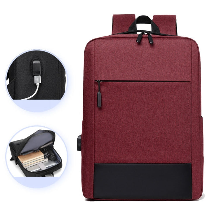 Large-capacity Travel Business Waterproof Laptop Backpack(Purple Red) - Backpack by PMC Jewellery | Online Shopping South Africa | PMC Jewellery | Buy Now Pay Later Mobicred