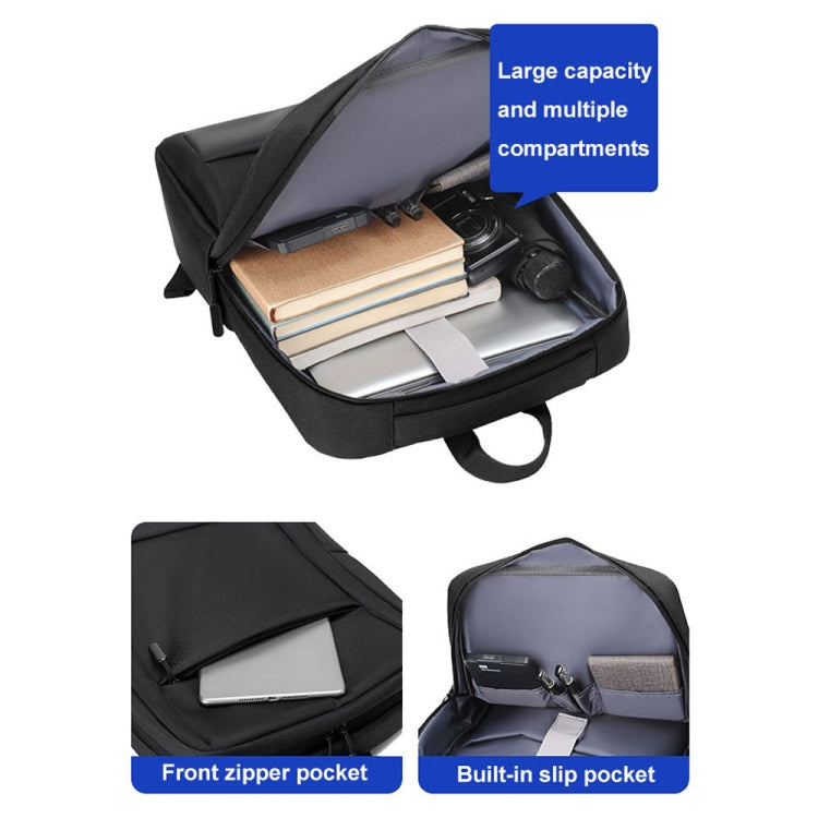 Large-capacity Travel Business Waterproof Laptop Backpack(Black) - free shipping - PMC Jewellery - Order now!