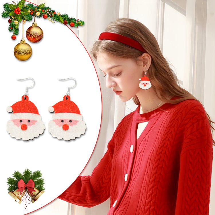 Christmas Element Cartoon Decoration Earrings Shiny Earrings, Spec: Bell - free shipping - PMc TechLife - Order now!