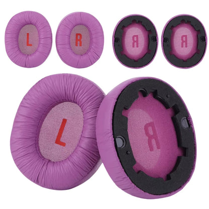 1pair For JBL JR460NC Headphone Leather Sponge Cover Earmuffs(Purple) - Earmuff & Pad by PMC Jewellery | Online Shopping South Africa | PMC Jewellery | Buy Now Pay Later Mobicred