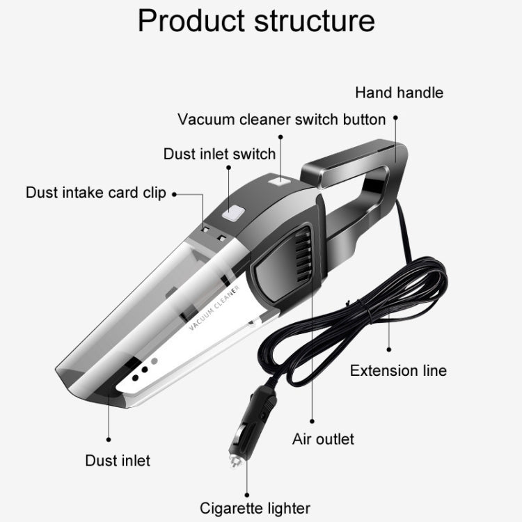 Portable Handheld Powerful Car Vacuum Cleaner, Style: Wireless Model - Vacuum Cleaner by PMC Jewellery | Online Shopping South Africa | PMC Jewellery | Buy Now Pay Later Mobicred