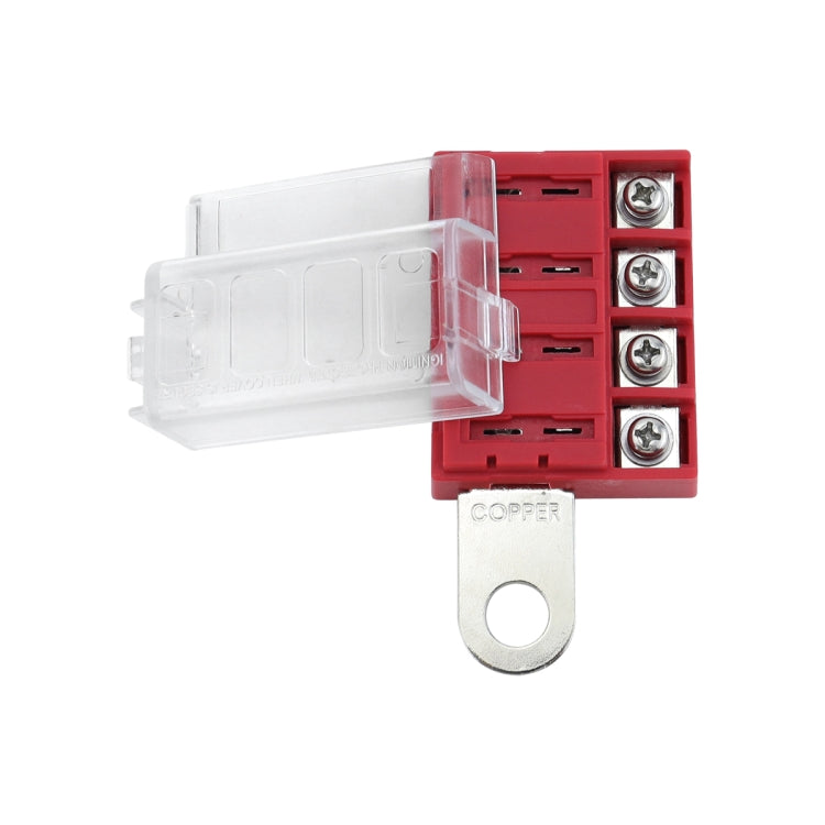 4-way RV Yacht Flame Retardant Waterproof Battery Terminal Fuse Block(One) - Fuse by PMC Jewellery | Online Shopping South Africa | PMC Jewellery | Buy Now Pay Later Mobicred