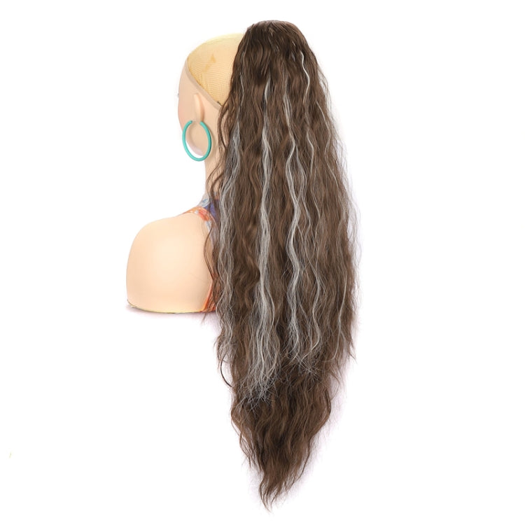 Ladies Extended Woolly Curly Rope Pulling Mesh Ponytail Wig, Color: 9H60A# - free shipping - PMC TechLife - Order now!
