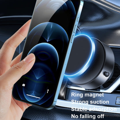 AIMITE M12 Car Phone Magnetic Rotating Holder Vacuum Suction Cup Strong Magnetic Support Bracket(Black) - Universal Car Holders by AIMITE | Online Shopping South Africa | PMC Jewellery | Buy Now Pay Later Mobicred