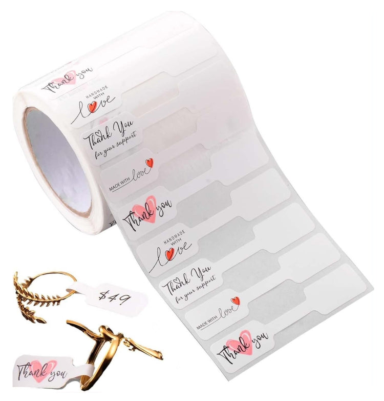 Jewelry Price Decorative Handmade Stickers(500pcs /Roll) - Labels by PMC Jewellery | Online Shopping South Africa | PMC Jewellery | Buy Now Pay Later Mobicred