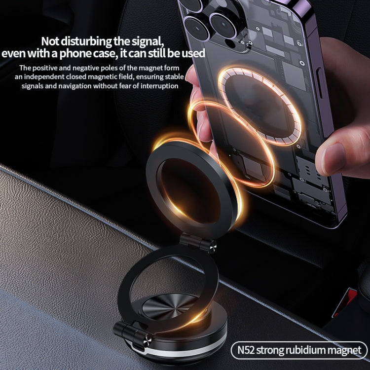 AIMITE C2 Car Vacuum Suction Cup Magnetic Three Axis Linkage Rotatable Cell Phone Holder(Black) - Universal Car Holders by AIMITE | Online Shopping South Africa | PMC Jewellery | Buy Now Pay Later Mobicred