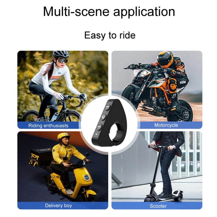 Q15 Motorcycle Riding Wireless Bluetooth Handlebar Control Phone Button Remote Controller(Black) - Others by PMC Jewellery | Online Shopping South Africa | PMC Jewellery | Buy Now Pay Later Mobicred