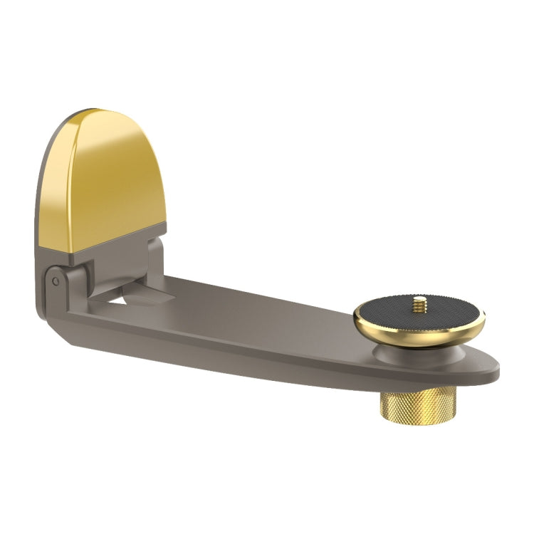 Aluminum Alloy Pan Head Adjustable Foldable Projector Wall Mount(Coffee Gold) - Other by PMC TechLife | Online Shopping South Africa | PMC TechLife | Buy Now Pay Later Mobicred