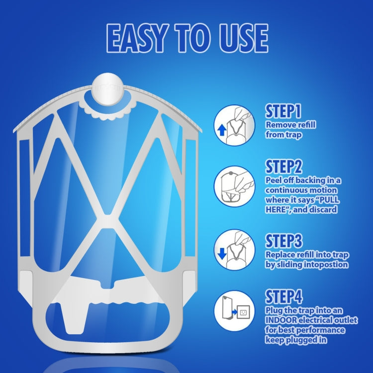 4pcs /Pack For Zevo M364 Refill Cartridge Replacement Flying Insect Refills - Traps by PMc TechLife | Online Shopping South Africa | PMc TechLife | Buy Now Pay Later Mobicred