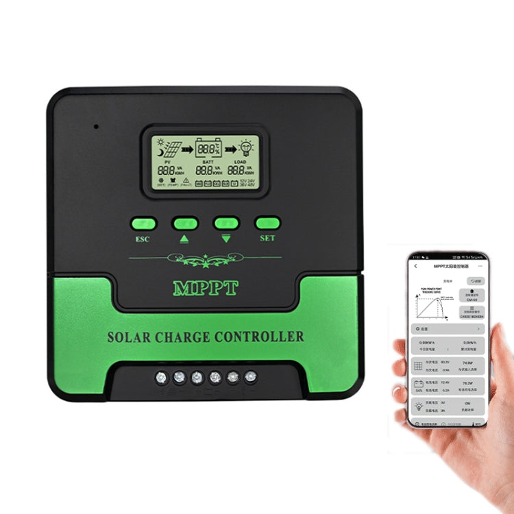 12V-24V 40A WIFI Remote MPPT Home Energy Storage Control System Solar Controller, Model: CM-D40 - Others by PMC TechLife | Online Shopping South Africa | PMC TechLife | Buy Now Pay Later Mobicred