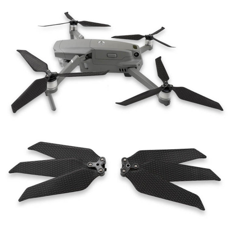 For DJI Mavic 2 Pro / Zoom 8743F Carbon Fiber Three-blade Propeller, Spec: 1pair - free shipping - PMC TechLife - Order now!