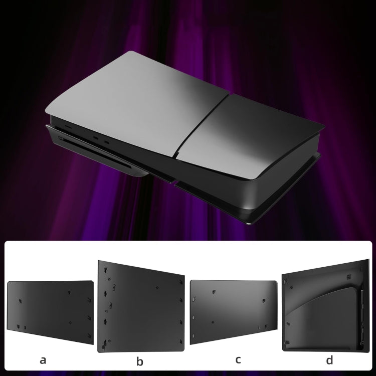For PS5 Slim Replacement Faceplate Shell Detachable Protective Case, Model: Disc Edition Black - Cases by PMc TechLife | Online Shopping South Africa | PMc TechLife | Buy Now Pay Later Mobicred