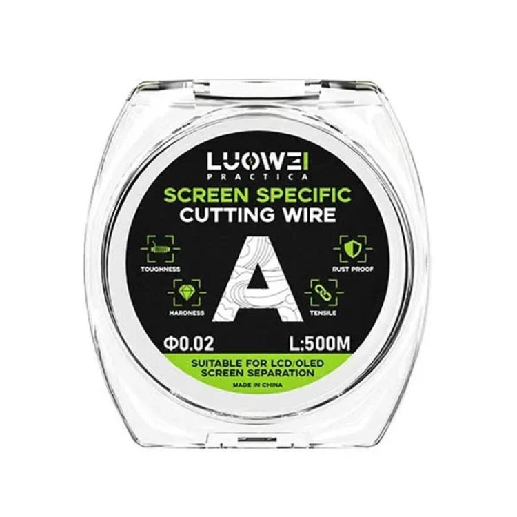 LUOWEI 500M Steel Wire Cell Phone Screen Separation Wire Cutting Wire, Spec: A 0.02mm - free shipping - PMC TechLife - Order now!