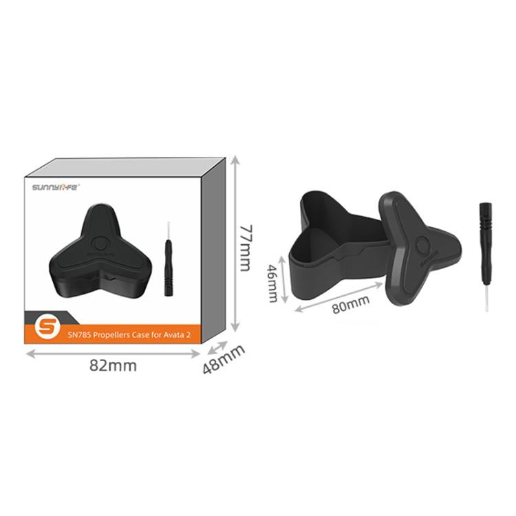 For DJI Avata 2 Sunnylife AT2-SN785 Paddle Blade Storage Box(Black) - free shipping - PMC TechLife - Order now!