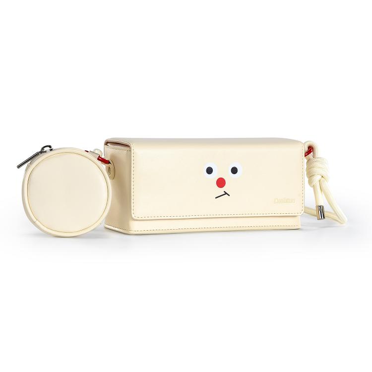 For DJI Pocket 3 Cwatcun D195 Medium Pocket Tripod Camera Bag Camera Accessories Shoulder Bag(White) - free shipping - PMC TechLife - Order now!