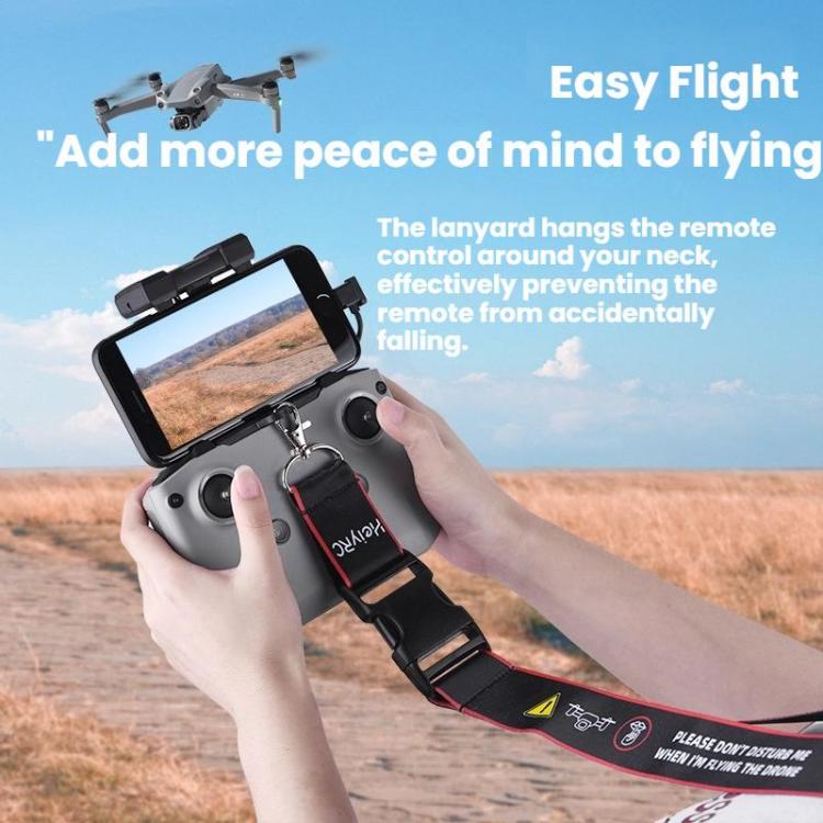 For DJI MINI 4 PRO/Mavic 3/AIR 3/NEO BRDRC Remote Control Widened Lanyard(Red Edge) - free shipping - PMC TechLife - Order now!