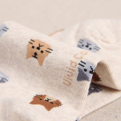 Animal Cartoon Cat Lovely for Women Cotton Socks(7) - Tube Socks by PMC Jewellery | Online Shopping South Africa | PMC Jewellery