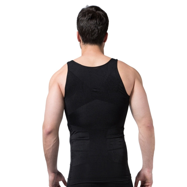 Men Slimming Body Shaper Vest Underwear, Size: M(Black) -  by PMC Jewellery | Online Shopping South Africa | PMC Jewellery