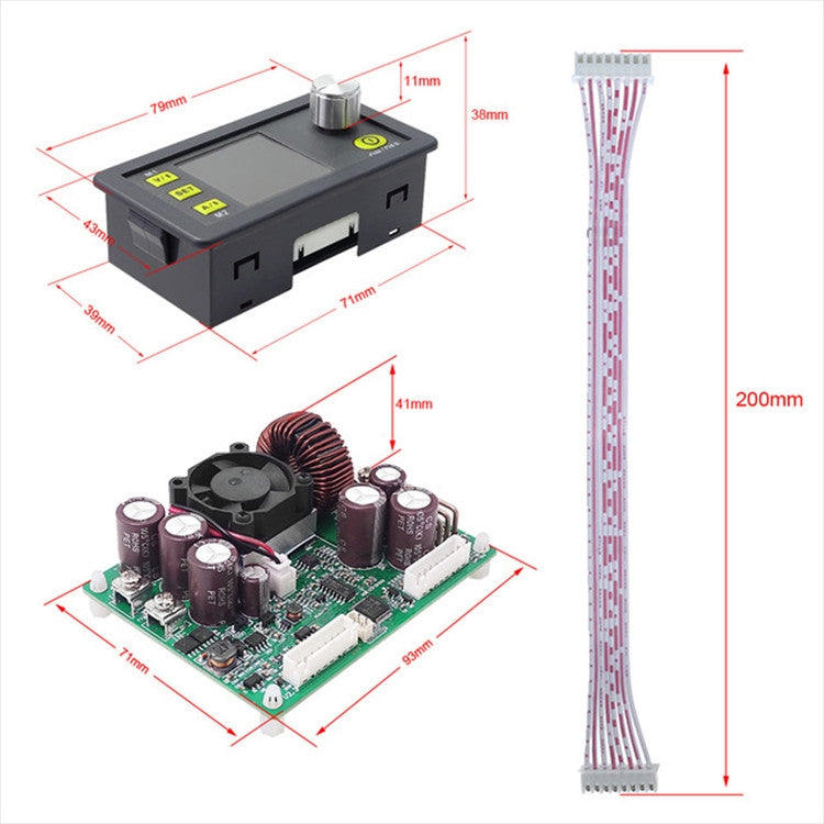 DPS5020 CNC DC Adjustable Regulated Power Supply Buck Module Integrated 50V / 20A Voltage Current Meter - Current & Voltage Tester by PMC Jewellery | Online Shopping South Africa | PMC Jewellery