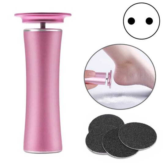 Electric Foot File Speed Adjustable Sandpaper Discs Callus Remover Pedicure Fast Remove Feet Hard Cracked Dry Dead Skin Tool, Plug Type:EU plug(Pink) - Grinding Tools & Accessories by PMC Jewellery | Online Shopping South Africa | PMC Jewellery | Buy Now Pay Later Mobicred