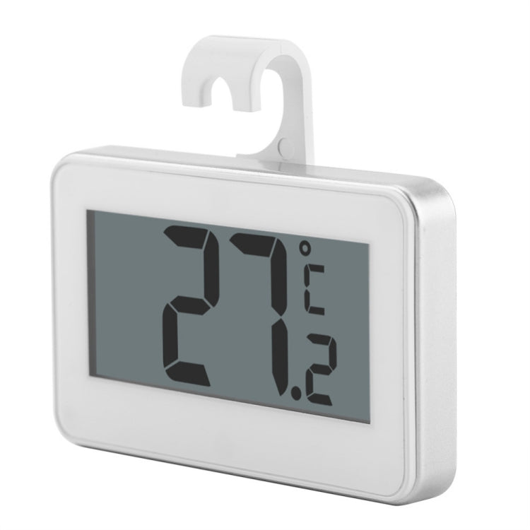 Large LCD Refrigerator Thermometer with Adjustable Stand  Magnet Digital Thermometer(White) - Digital Thermometer by PMC TechLife | Online Shopping South Africa | PMC TechLife