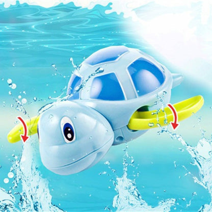 Cartoon Turtle Shape Clockwork Toy Babies Bathing Play Water Toy Children Educational Toy(Light Blue) - Water Fun & Sand Toys by PMC Jewellery | Online Shopping South Africa | PMC Jewellery