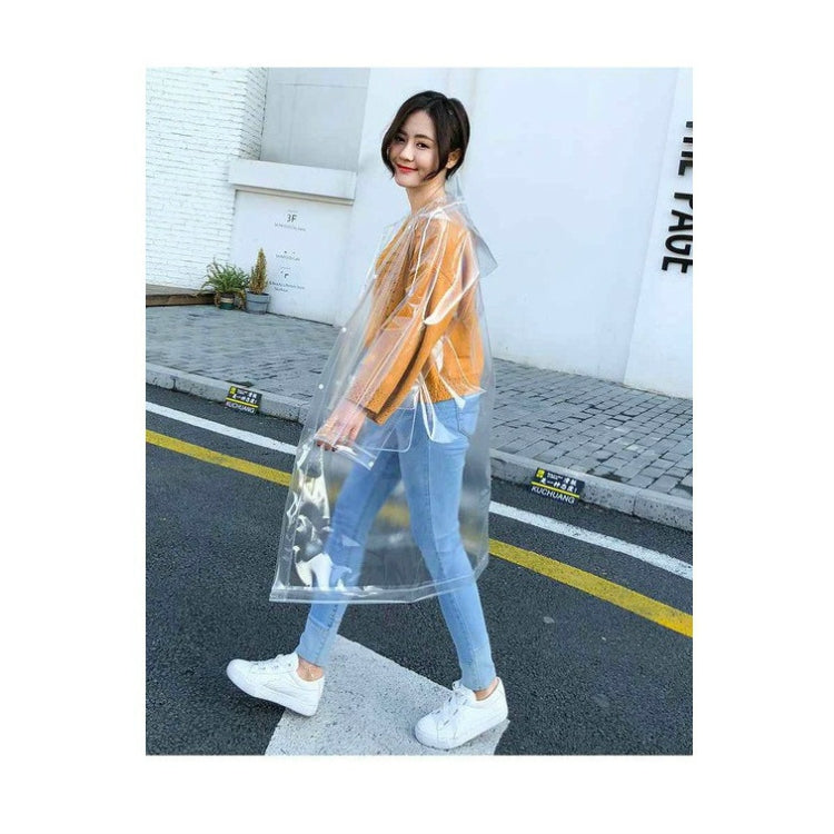 Stylish Portable Outdoor Transparent EVA Raincoat, Size:M (Transparent General) - Raincoats by PMC TechLife | Online Shopping South Africa | PMC TechLife