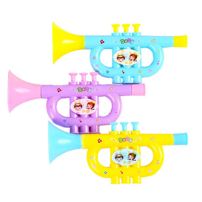 3 PCS Cute Cartoon Plastic Trumpet Children Music Toy, Random Color Delivery -  by PMC Jewellery | Online Shopping South Africa | PMC Jewellery