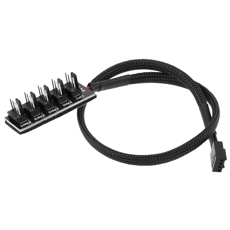 2 PCS Computer Fan PWM Hub Computer Chassis Fan Hub(A Drag Five) - USB 3.0 HUB by PMC TechLife | Online Shopping South Africa | PMC TechLife