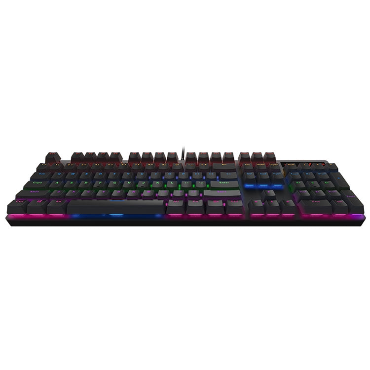 Rapoo V500 PRO Mixed Light 104 Keys Desktop Laptop Computer Game Esports Office Home Typing Wired Mechanical Keyboard(Green Shaft) - Wired Keyboard by Rapoo | Online Shopping South Africa | PMC Jewellery | Buy Now Pay Later Mobicred