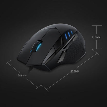 Rapoo VT300 6200 DPI 10 Programmable Buttons RGB Lighting System Gaming Wired Mouse(Black) - Wired Mice by Rapoo | Online Shopping South Africa | PMC Jewellery | Buy Now Pay Later Mobicred