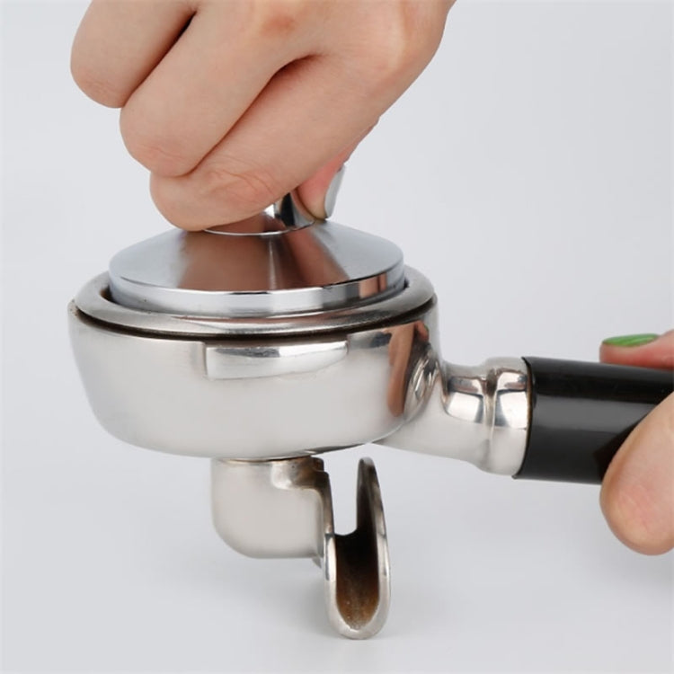 Stainless Steel Solid Wood Handle Integrated Coffee Powder, Specification:58mm, Color:Rosewood Handle - free shipping - PMC TechLife - Order now!