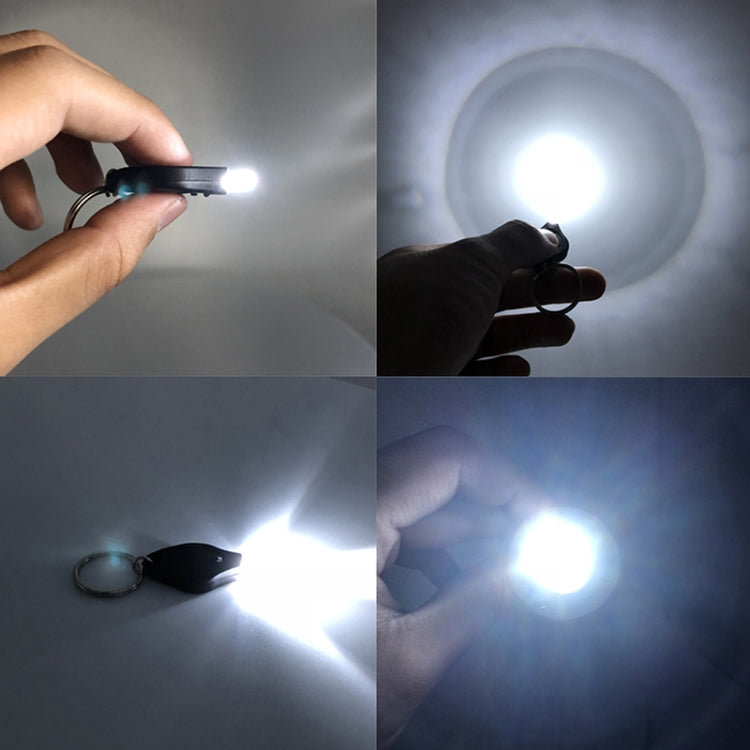 2 PCS Mini Pocket Keychain Flashlight Micro LED Squeeze Light Outdoor Camping Ultra Bright Emergency Key Ring Light Torch Lamp(Purple) - Camping Lighting by PMC TechLife | Online Shopping South Africa | PMC TechLife