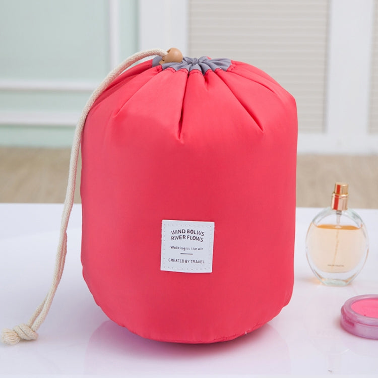 Large-capacity Cosmetic Bag Travel Suit Wash Bag Outdoor Waterproof Storage Bag Cylinder Wash Bag(Red) - Storage Boxes by PMC Jewellery | Online Shopping South Africa | PMC Jewellery