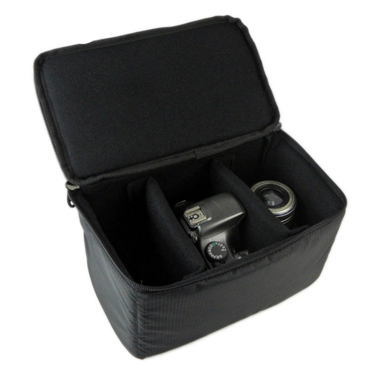 Water-resistant DSLR Padded insert Case Waterproof Zipper Removable Partition Camera Bags(Dark Grey) - free shipping - PMC TechLife - Order now!